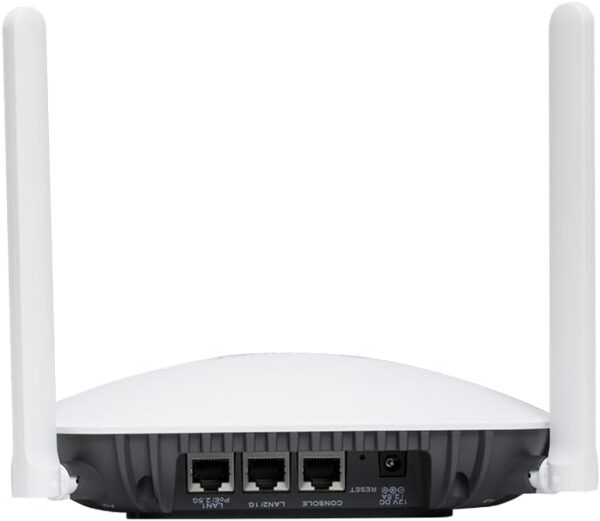 FortiAP-233G: punto de acceso Wi-Fi 6E tri-banda de alto rendimiento con seguridad avanzada para redes empresariales exigentes. 802.11ax (Wi-Fi 6E), tri-banda (2.4/5/6 GHz) 1x 2.5 GE RJ45 PoE+ (802.3at) | 1x GE RJ45 | 1x Consola - imagen 1