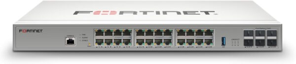 FortiSwitch-124G: | Switch administrado 24x GE + 4x SFP, para redes empresariales seguras, integrable con FortiGate mediante FortiLink. - imagen 1