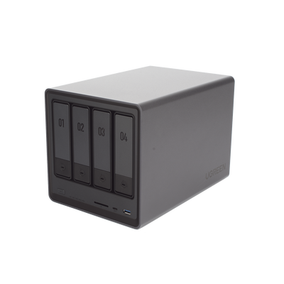 DXP4800 — NASync: 4x (3.5″/2.5″) + 2x NVMe M.2 | Intel N100 4c@3.4GHz – 8GB DDR5 | 2x 2.5GbE - imagen 2