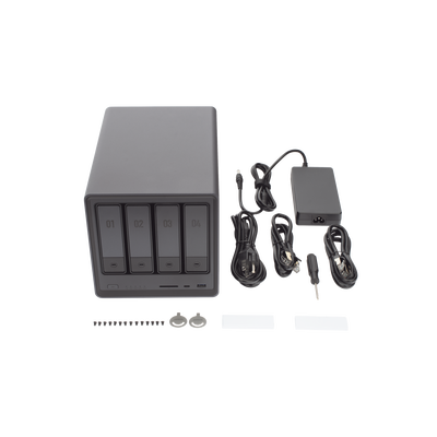 DXP4800 — NASync: 4x (3.5″/2.5″) + 2x NVMe M.2 | Intel N100 4c@3.4GHz – 8GB DDR5 | 2x 2.5GbE - imagen 6