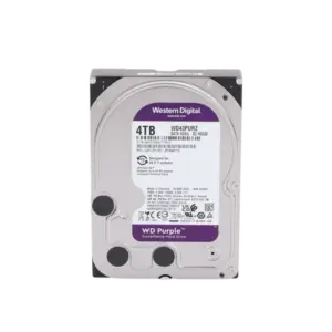 WD Purple 4TB@5400RPMs 3.5" — Western Digital HDD: Cache:256MB | SATA 6Gb/s | Videovigilancia