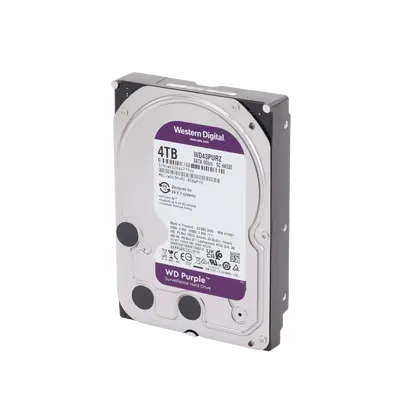 WD Purple 4TB@5400RPMs 3.5″ — Western Digital HDD: Cache:256MB | SATA 6Gb/s | Videovigilancia - imagen 3