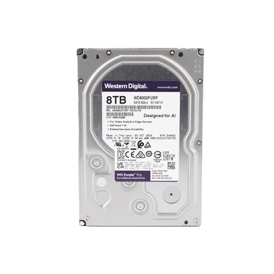 WD Purple 8TB@7200RPMs 3.5″ — Western Digital HDD: Cache:256MB | SATA | Videovigilancia - imagen 3