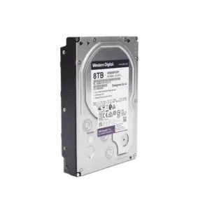 WD Purple 8TB@7200RPMs 3.5" — Western Digital HDD: Cache:256MB | SATA | Videovigilancia