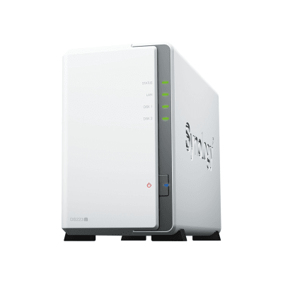 DiskStation DS223j — Synology: 2x (3.5″/2.5″) | Realtek RTD1619B 4c@1.7GHz – 1GB | 1x 1GbE - imagen 5