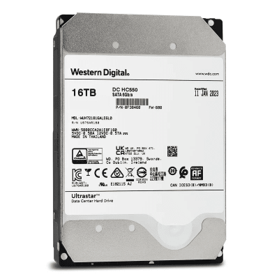 Ultrastar 16TB@7200RPMs 3.5″ — Western Digital HDD: Cache:256MB | SATA | Enterprise - imagen 3