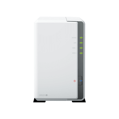 DiskStation DS223j — Synology: 2x (3.5″/2.5″) | Realtek RTD1619B 4c@1.7GHz – 1GB | 1x 1GbE - imagen 2