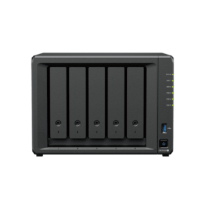 DiskStation DS1525+ — Synology: 5x 3.5"/2.5" + 2x NVMe M.2 cache | AMD Ryzen V1500B 4c@2.2GHz - 8GB | 2x 2.5GbE + 10GbE opcional