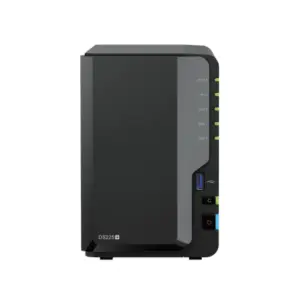 DiskStation DS225+ — Synology: 2x (3.5"/2.5") | Intel Celeron J4125 4c@2.0GHz - 2GB | 1GbE + 2.5GbE