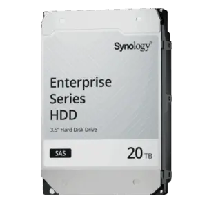 HAS5300 20TB@7200RPMs 3.5" — Synology HDD: Cache:512MB | SAS 12Gb/s | Enterprise