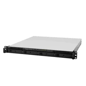 RackStation RS1619xs+ — Synology: 4x 3.5"/2.5" + 2x NVMe M.2 cache | Intel Xeon D-1527 4c@2.2GHz - 8GB | 4x 1GbE + 10GbE opcional
