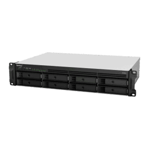 RackStation RS1221+ — Synology: 8x 3.5"/2.5" | AMD Ryzen V1500B 4c@2.1GHz - 4GB | 4x 1GbE + 10/25GbE PCIe