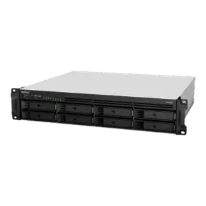 RackStation RS1221RP+ — Synology: 8x 3.5"/2.5" (exp. 12) | AMD Ryzen V1500B 4c@2.2GHz - 4GB | 4x 1GbE + 10/25GbE