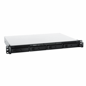 RackStation RS422+ — Synology: 4x 3.5"/2.5" | AMD Ryzen R1600 2c@2.6GHz - 2GB | 2x 1GbE + 10GbE opcional