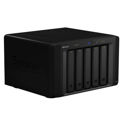 DX517 Expansion Unit — Synology: 5x 3.5″/2.5″ SATA | eSATA | Hot-Swap | Compatible DS1517+/DS1817+ - imagen 3