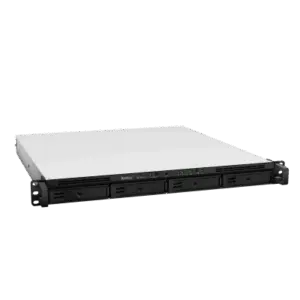 RackStation RS1619xs+ — Synology: 4x 3.5"/2.5" + 2x NVMe M.2 cache | Intel Xeon D-1527 4c@2.2GHz - 8GB | 4x 1GbE + 10GbE opcional