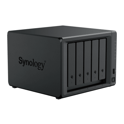 DiskStation DS1525+ — Synology: 5x 3.5″/2.5″ + 2x NVMe M.2 cache | AMD Ryzen V1500B 4c@2.2GHz – 8GB | 2x 2.5GbE + 10GbE opcional - imagen 3