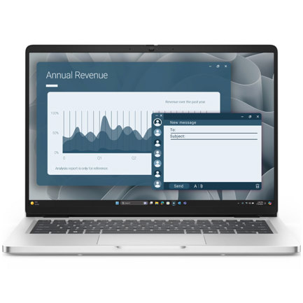 Inspiron 14 PC14250 — Laptop Dell: 14″ Pulgadas | Intel Core Ultra 7 255U | 16GB RAM | 512GB SSD | Windows 11 Pro | 3 años garantía - imagen 1