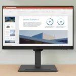 24″ FHD IPS | 60Hz | Monitor BenQ GW2490T: HDMI + DisplayPort | Oficina miniatura 6