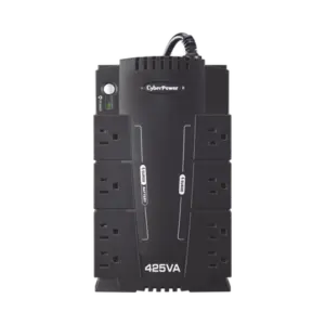 UPS de 425 VA/255 W, Topología Standby, Entrada 120 Vca NEMA 5-15P, Tipo Gabinete Compacto, Con 8 Tomas NEMA 5-15R