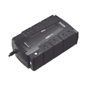 UPS de 425 VA/255 W, Topología Standby, Entrada 120 Vca NEMA 5-15P, Tipo Gabinete Compacto, Con 8 Tomas NEMA 5-15R