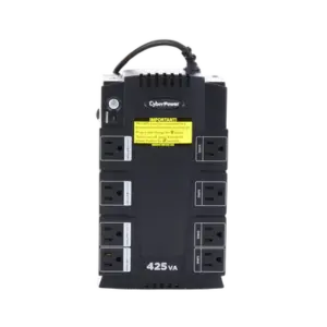 UPS de 425 VA/255 W, Topología Standby, Entrada 120 Vca NEMA 5-15P, Tipo Gabinete Compacto, Con 8 Tomas NEMA 5-15R