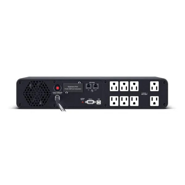 UPS de 1500 VA/1000 W, Topología Línea Interactiva, Entrada 120 Vca NEMA 5-15P, Onda Senoidal Pura, Torre o Rack 2 UR, Con 8 Tomas NEMA 5-15R - imagen 3