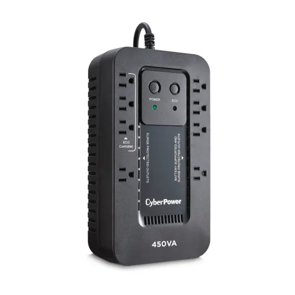 UPS de 450 VA/260 W, Topología Standby con Modo Ahorrador ECO, Entrada 120 Vca NEMA 5-15P, Con 8 Tomas NEMA 5-15R - imagen 10