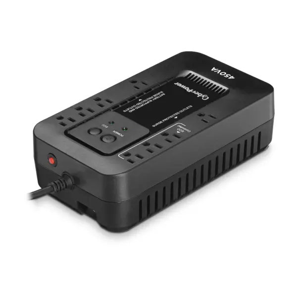 UPS de 450 VA/260 W, Topología Standby con Modo Ahorrador ECO, Entrada 120 Vca NEMA 5-15P, Con 8 Tomas NEMA 5-15R - imagen 11