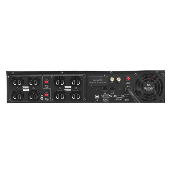 UPS de 1500 VA/900 W, Topología Línea Interactiva, Entrada 120 Vca NEMA 5-15P, Torre o Rack 2 UR, Con 8 Tomas NEMA 5-15R - imagen 6