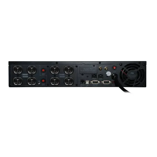 UPS de 1500 VA/1050 W, Topología Línea Interactiva, Entrada 120 Vca NEMA 5-15P, Onda Senoidal Pura, Torre o Rack 2 UR, Con 8 Tomas NEMA 5-15R - imagen 8