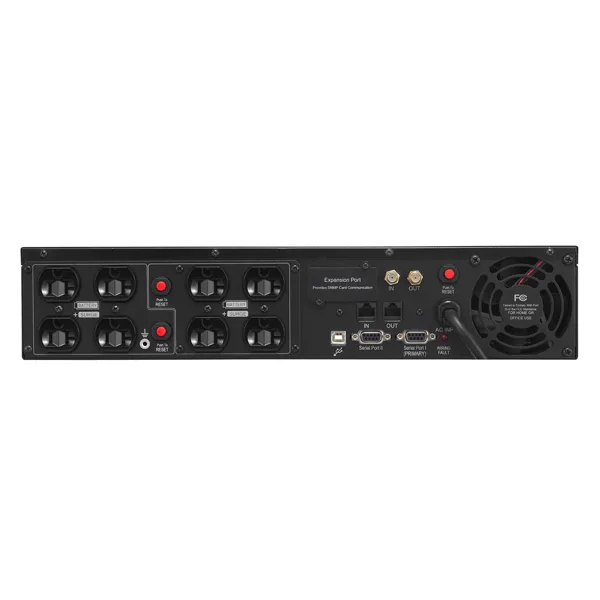 UPS de 2000 VA/1320 W, Topología Línea Interactiva, Entrada 120 Vca NEMA 5-20P, Torre o Rack 2 UR, Con 8 Tomas NEMA 5-20R - imagen 7