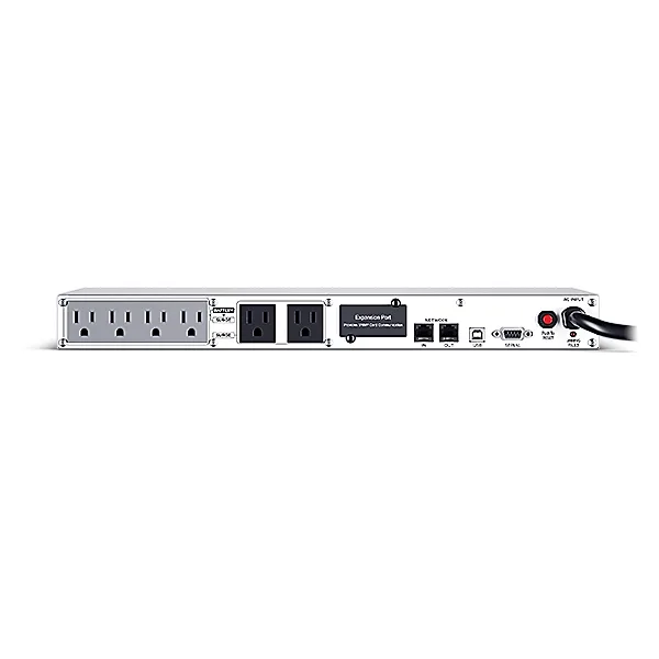 UPS de 500 VA/300 W, Topología Línea Interactiva, Entrada 120 Vca NEMA 5-15P, Tipo Rack 1 UR, Con 6 Tomas NEMA 5-15R - imagen 8