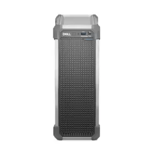 Servidor Dell PowerEdge T160 Torre 3U — 3 Bahías 3.5": Intel Xeon 6333P, 6C @ 3.1 GHz (Turbo 5.2 GHz), 18 MB | Memoria: 16 GB DDR5 UDIMM ECC, 5600 MT/s | Almacenamiento: 2× 480 GB SSD SATA 3.5" | RAID: Sin controlador (S160 por software) | Red: 2× 1 GbE LOM | Fuente: 300 W Bronze | Gestión: iDRAC9 Basic | Garantía: 1 Año Básico NBD