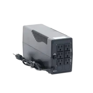 UPS de 1000 VA / 600 W / Protección Contra Sobrecarga y Descarga / Entrada y Salida 120 VCA / 6 Tomas NEMA 5-15R (4 con Respaldo y 2 sin Respaldo)