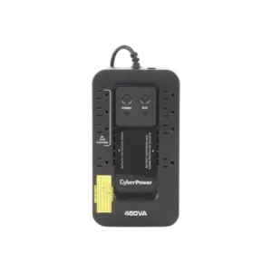 UPS de 450 VA/260 W, Topología Standby con Modo Ahorrador ECO, Entrada 120 Vca NEMA 5-15P, Con 8 Tomas NEMA 5-15R