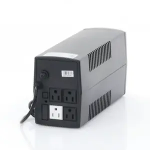 UPS de 600VA/360W / Topología Línea Interactiva / Entrada y Salida 120 Vca / Clavija NEMA 5-15P / 4 Tomas NEMA 5-15R