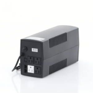 UPS de 850VA/510W / Topología Línea Interactiva / Entrada y Salida 120 Vca / Regulador de Voltaje AVR 80-150 Vca / Clavija NEMA 5-15P / 4 Tomas NEMA 5-15R /Sin RJ11 ni RJ45