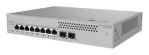 Switch de Acceso eKit Administrable Capa 2 / 8 Puertos Gigabit / 2 Puertos SFP 1-2.5 Gbps / Gestión Gratuita desde la Nube / Libre de Licenciamiento