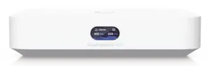 UCG Max Cloud Gateway de 2.5 GbE Compacto con Soporte para hasta 30 Dispositivos UniFi, 300+ Clientes, Enrutamiento IPS de 2.3 Gbps y Almacenamiento 512 GB de Memoria Interna
