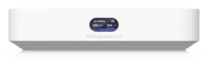 UCG Max Cloud Gateway de 2.5 GbE Compacto con Soporte para hasta 30 Dispositivos UniFi, 300+ Clientes, Enrutamiento IPS de 2.3 Gbps y Almacenamiento 512 GB de Memoria Interna
