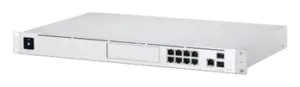 UniFi OS Console: Dream Machine Pro, con 1 puerto WAN Gigabit RJ45, 1 puerto WAN 10G SFP+ / 8 puertos LAN Gigabit RJ-45, y una bahía de HDD 3.5" (No incluye HDD), Integra todas las aplicaciones UniFi