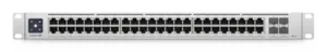 UniFi Switch Enterprise administrable capa 3, 48 puertos 2.5GbE RJ45 POE+, 4 puertos 10G SFP+, 720W, con pantalla táctil de 1.3"