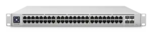 UniFi Switch Enterprise administrable capa 3, 48 puertos 2.5GbE RJ45 POE+, 4 puertos 10G SFP+, 720W, con pantalla táctil de 1.3"