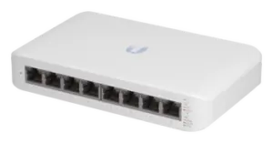 Switch UniFi Lite Administrable PoE de 8 Puertos 10/100/1000 Mbps (4 puertos 802.3af/at), 52 W