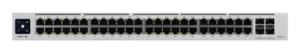UniFi Switch USW-Pro-48-POE Gen2, Capa 3 de 48 puertos PoE 802.3at/bt + 4 puertos 1/10G SFP+, 600W, pantalla informativa