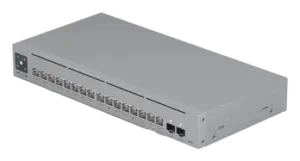 UniFi Switch Pro Max 16 PoE con funciones Capa 3, 16 puertos EtherLight RGB / (4) puertos 2.5 GbE POE++ y (12) puertos GbE POE+ /(2) puertos SFP+ 10G /con pantalla táctil informativa, hasta 180W de presupuesto POE