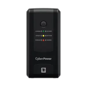UPS de 1000 VA/500 W, Topología Línea Interactiva, Entrada 120 Vca  NEMA 5-15P, y 8 Salidas NEMA 5-15R, Puerto USB, Con Regulador de Voltaje (AVR)