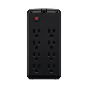 UPS de 750 VA/375 W, Topología Línea Interactiva, Entrada 120 Vca NEMA 5-15P, y 8 Salidas NEMA 5-15R, Puerto USB, Con Regulador de Voltaje (AVR)