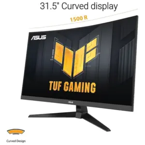 31.5" QHD VA Curvo | 180Hz | Monitor ASUS VG32WQ3B: HDMI + DisplayPort | Negro | Gaming